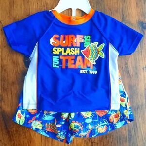 The Childrens Place swim set boys
